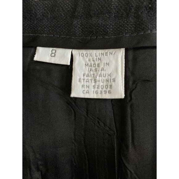 Liz Claiborne Womens Skirt Linen SZ 8 Vintage 80s‎ Lined French Country Style - Picture 6 of 10